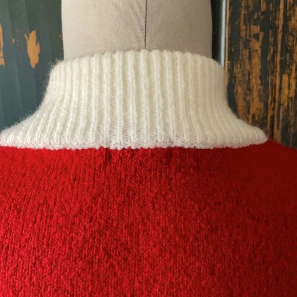 🇮🇹 Please Red Wool Sweater, Size S - Picture 12 of 13